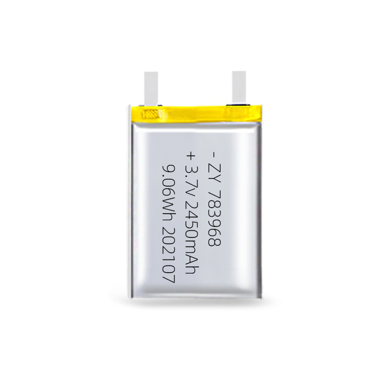 3.7V 2450mAh 783968 执法记录仪电池 手持仪器锂电池