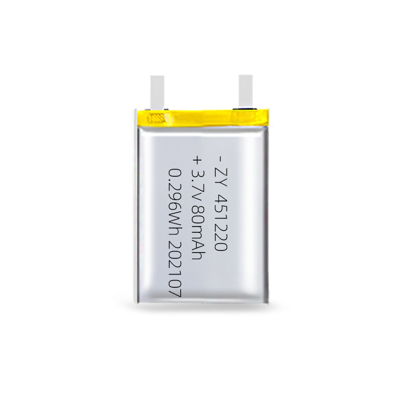 3.7V 451220 80mAh 蓝牙耳机锂电池 穿戴产品电池
