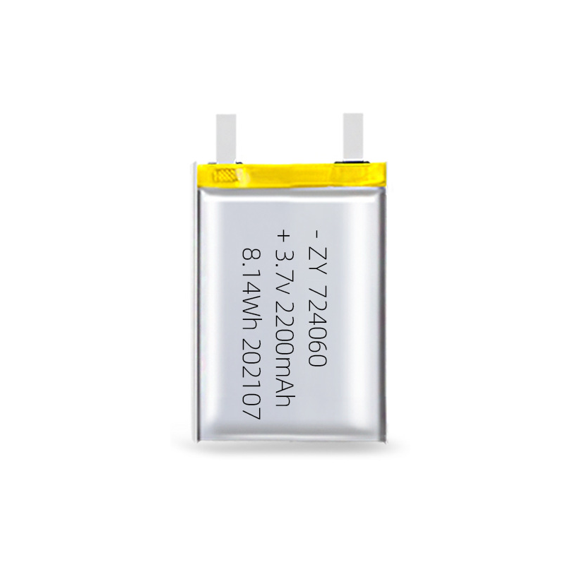 3.7V 724060 led灯具电池 消毒应急产品聚合物锂电池